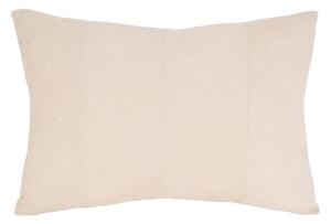 Krémový sametový polštář PT LIVING Velvet, 60 x 30 cm