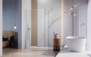 Radaway Essenza New KDJ sprchové dveře 90 cm sklopné chrom lesk/průhledné sklo 1385044-01-01L