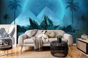 Malvis ® Tapeta Měsíční pyramidy Vel. (šířka x výška): 144 x 105 cm
