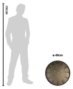 Nástěnné hodiny šedé 49*5 cm / 1*AA – 49x5 cm