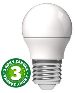 Prémiová LED žárovka E27 4,5W 470lm G45 denní, ekv. 40W, 3 roky