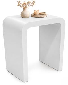 Ak furniture Konferenční stolek Crema 40 cm bílý