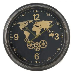 Nástěnné hodiny černé 64*11 cm – 64x11 cm