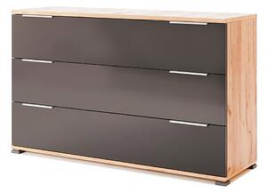 Komoda 3šu Lava / dub kraft Luna