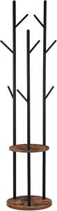 Předsíňový věšák Vasagle Werry 175 cm hnědý/černý