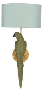 Barevná nástěnná lampa s papouškem Perroquet – 23x44 cm