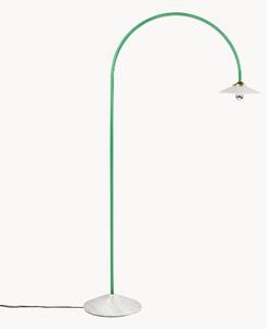 Ručně vyrobená oblouková lampa's mramorovou podstavou Moou