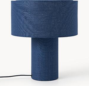Lněná stolní lampa Ron