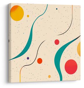 Obraz - Minimalistická barevná ilustrace (30x30 cm)