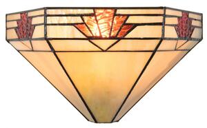 Nástěnná lampa Tiffany Heiko – 31x15x17 cm