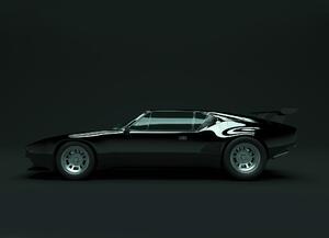 Malvis ® Tapeta 3D sportovní auto 1970 léta Vel. (šířka x výška): 288 x 200 cm