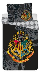 Černé dětské bavlněné povlečení Jerry Fabrics Harry Potter, 140 x 200 cm