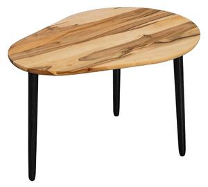 Dubový konferenční stolek Avokádo, barva ořech