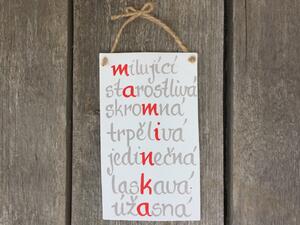 Cedulka Maminka milující Keramika Andreas