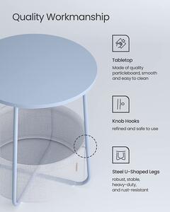 VASAGLE Příruční stolek - modrá - 45x50x45 cm