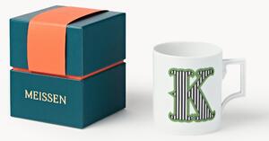 Westwing x MEISSEN, ručně vyrobený hrnek's dekorací Initials
