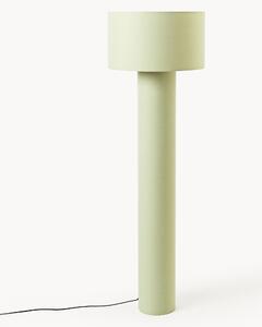 Stojací lampa ze lnu Ron