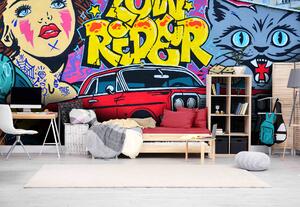 Malvis ® Tapeta Graffiti low rider Vel. (šířka x výška): 288 x 200 cm