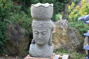 Květináč - hlava Buddhy 100 cm