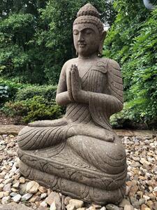 Buddha sedící tesaný 100 cm