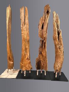 Skulptura 125 cm naplavené tropické dřevo