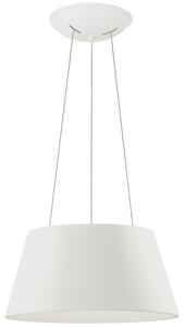 Bílé kovové závěsné LED světlo Nova Luce Volcano 45 cm