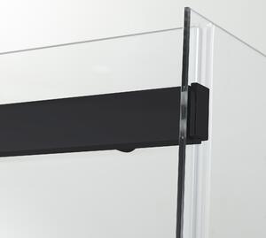 Hagser Frida sprchový kout 120x80 cm obdélníkový černá matný/průhledné sklo HGR18000020