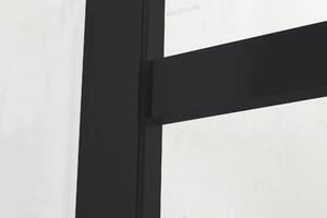 Hagser Frida sprchový kout 120x80 cm obdélníkový černá matný/průhledné sklo HGR18000020