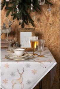 Bavlněný ubrus Pastel Christmas – 100x100 cm