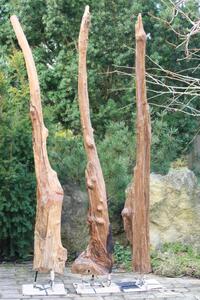 Přírodní skulptura naplavené teakové dřevo 121 - 180 cm