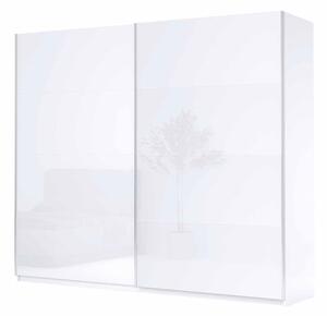 Skříň-šatna 2,5x2,1m (Dveře Lesklé Bílé), série N Family