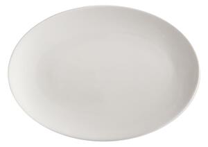 Bílý porcelánový talíř Maxwell & Williams Basic, 35 x 25 cm
