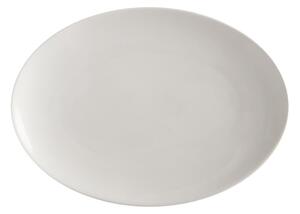Bílý porcelánový talíř Maxwell & Williams Basic, 30 x 22 cm