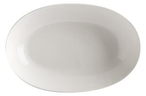 Bílý porcelánový hluboký talíř Maxwell & Williams Basic, 30 x 20 cm
