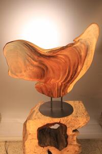 Skulptura, Suar, 70 cm, ležatý půlměsíc
