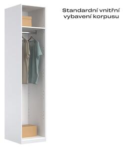 Korpus skříně 1dv Bílý lesk Idea