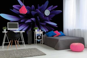 Malvis ® Tapeta Abstraktní tvar květu Vel. (šířka x výška): 288 x 200 cm