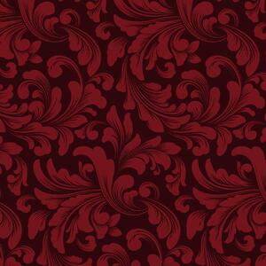 Malvis ® Tapeta Rudý damaškový vzor Vel. (šířka x výška): 144 x 105 cm