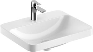 Geberit Variform umyvadlo 55x45 cm obdélníkový zápustný bílá 500.743.00.2