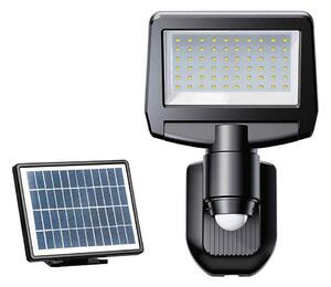 LED Solární reflektor se senzorem TOMI LED/10W/7,4V 1800 mAh IP44 černá