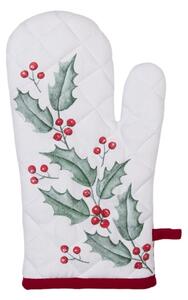 Kuchyňská bavlněná chňapka Holly Christmas – 18x30 cm