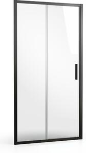 Ravak Blix Slim sprchové dveře 120 cm posuvné černá matný/průhledné sklo X0PMG0300Z1