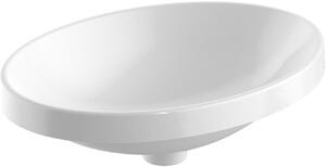 Geberit Variform umyvadlo 55x40 cm oválné zápustný bílá lesk 500.719.01.2