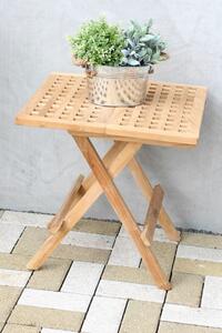 Texim PIKNIK - zahradní teakový skládací stolek, teak