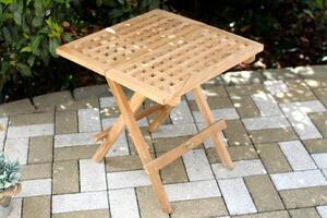 Texim PIKNIK - zahradní teakový skládací stolek, teak