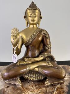 Kovová soška Budha 28 cm
