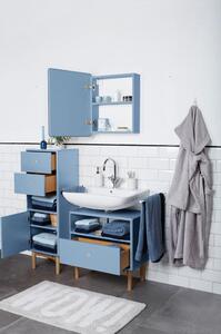 Světle modrá vysoká závěsná koupelnová skříňka 40x100 cm Color Bath – Tom Tailor