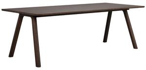 -25 % Dny MOMENTI– Rowico Hnědý dubový jídelní stůl CLAPPERTON 220 x 95 cm