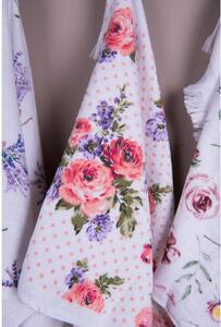 Kuchyňský froté ručník s růžemi Dotty Rose – 40x66 cm