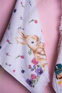 Kuchyňský froté ručník s králíčkem Happy Bunny – 40x66 cm